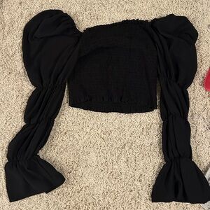 Elegant Black Women's Top